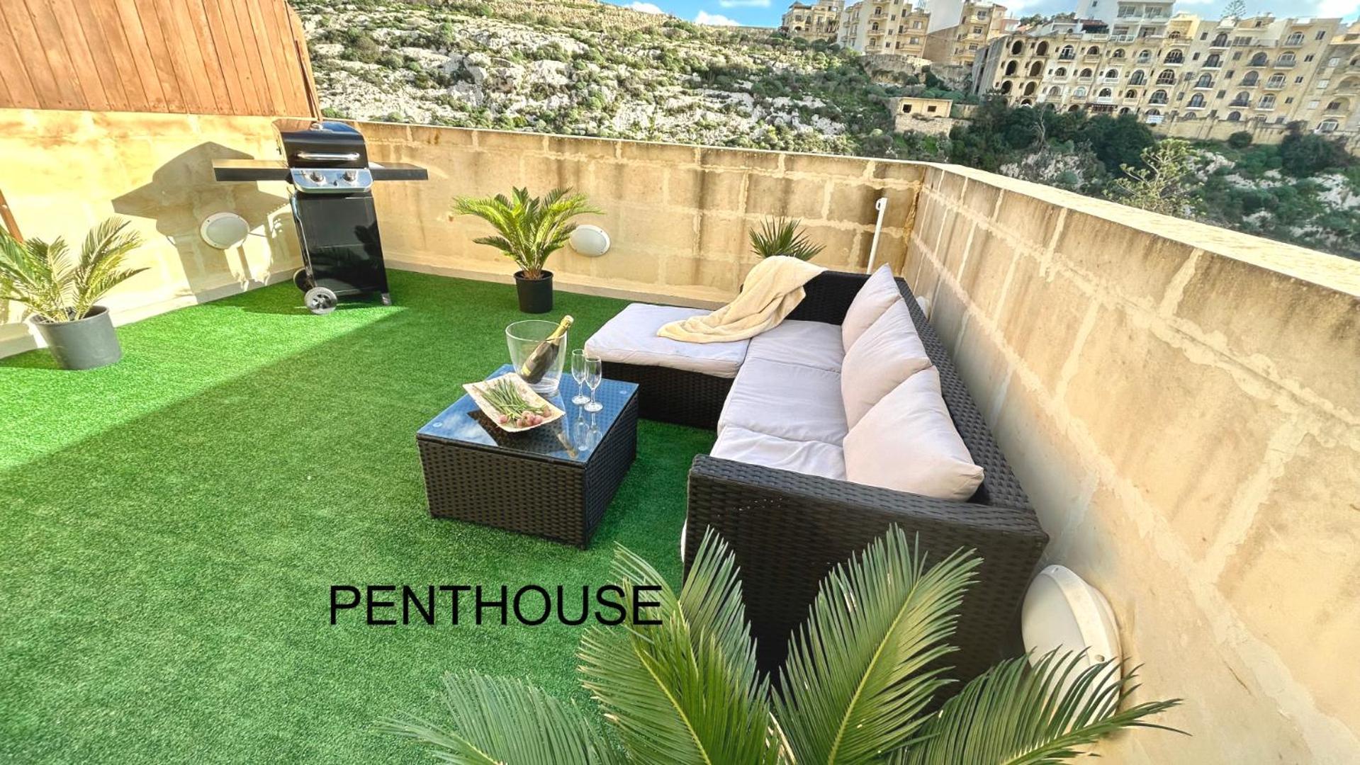 Arzella Apartments Xlendi Stylish Stay Near Beach Local Eats Exterior foto